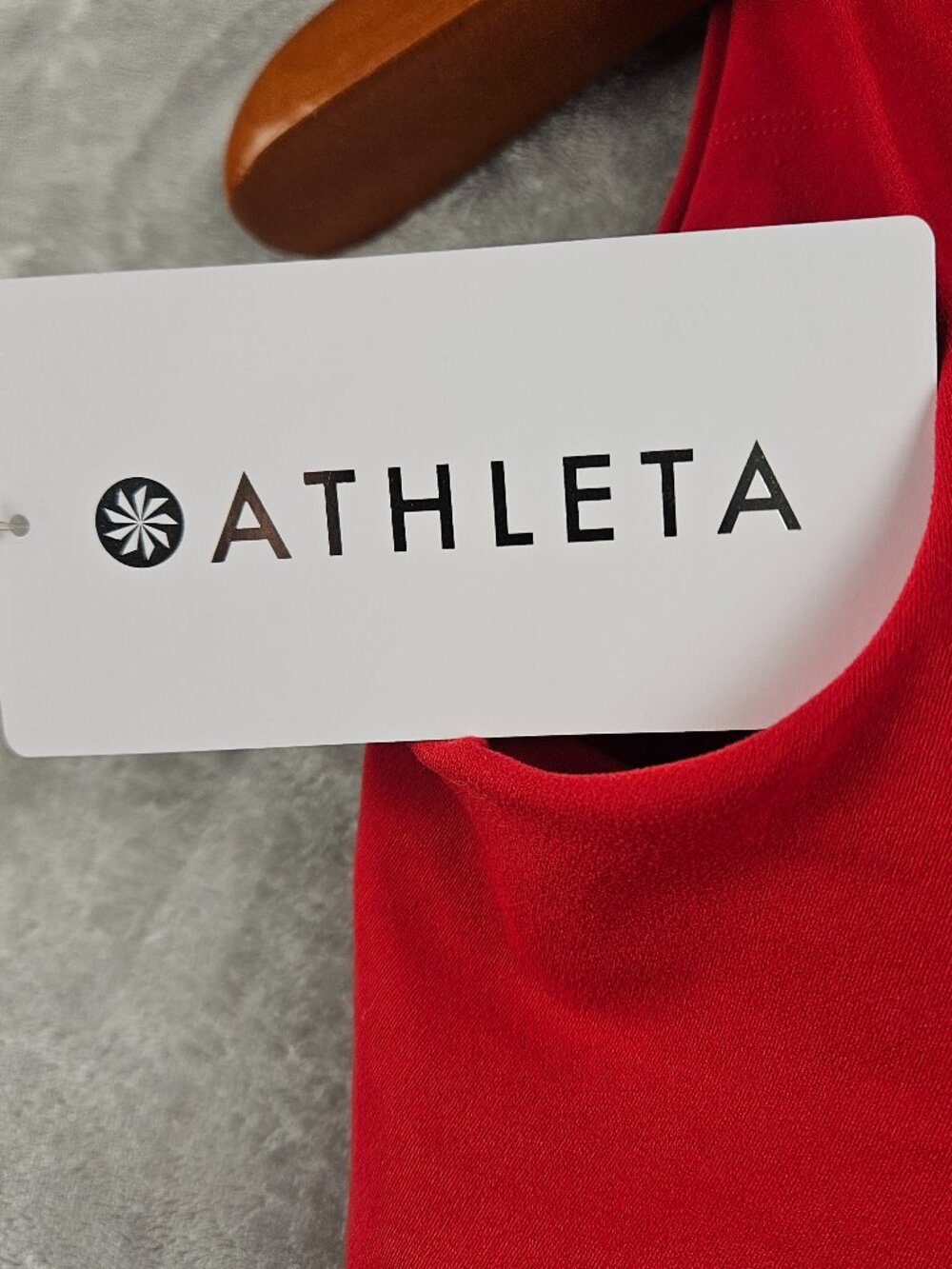 NWT Athleta Red Salutation Bodysuit Jumpsuit XS - Picture 6 of 12